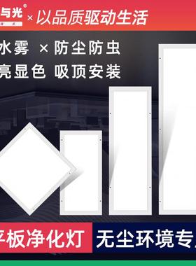 鲸与光LED平板净化灯3001200洁净灯无尘车间手术室医院30120明装