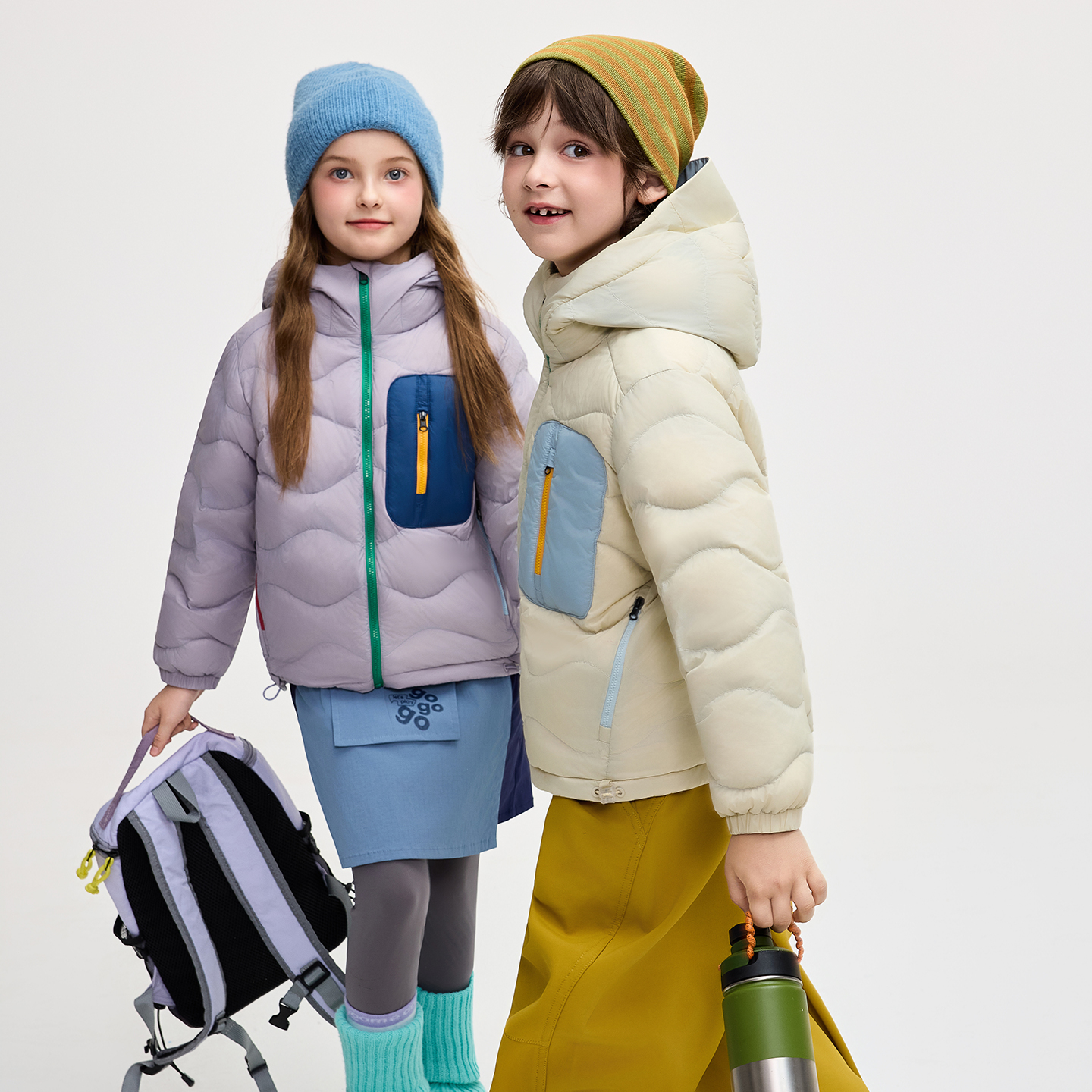 3QR2025新款洋气儿童羽绒服短款