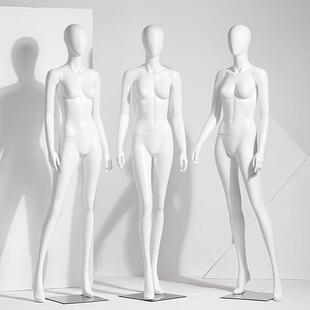 模特道具女全身哑白高档服装店展示架橱窗假人韩版婚纱人体模特架