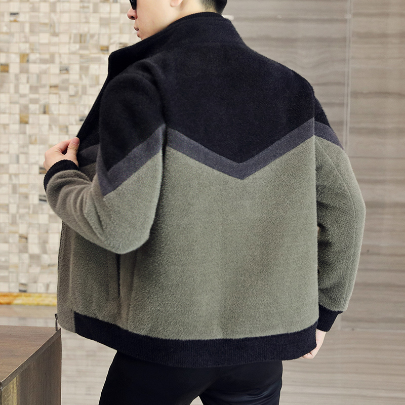 秋冬季金貂绒棉衣外套男士加厚2025新款潮流皮草棉服男装衣服男款