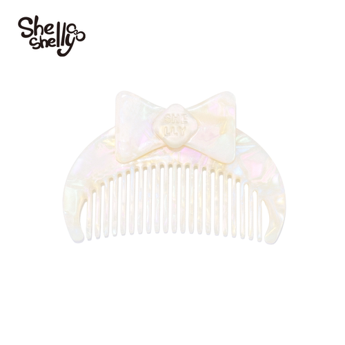Shelly Shell蜜糖梳子 法式时尚刘海梳 醋酸密齿发梳发饰