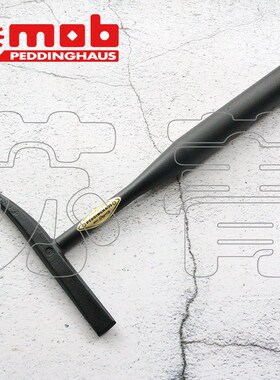 德国原装进口mob PEDDINGHAUS电焊工尖锤 带有凿刃 钢管锤柄500 g