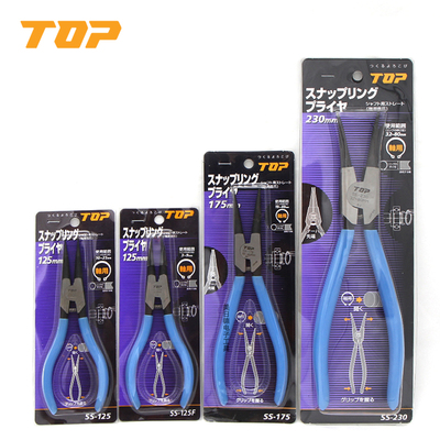 日本TOP超越SS/SB-125/125F/175/230 外卡轴用卡簧钳挡圈钳介子钳