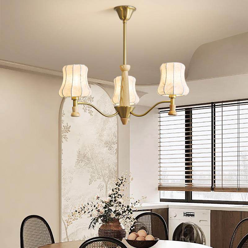法式灯中古客357厅灯吊布艺胡花纹卧室美式复古餐厅灯南洋风桃色,家装灯饰光源,智能吊灯,淘宝优惠券,粉丝福利购,淘宝优惠卷