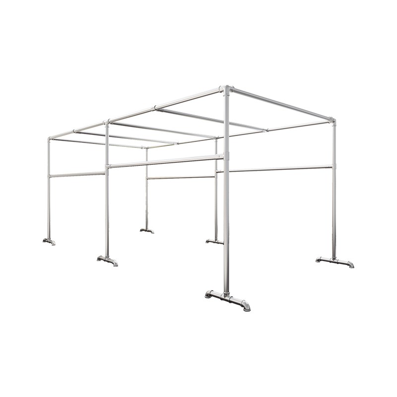 镀锌钢管晾衣架落k地室外防风防锈晒被架户外大型晒衣架葡萄爬藤