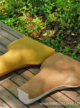 t蒲型打双坐垫盘打EIG坐荞麦壳透气丁垫可拆卸禅字修垫团禅修专用