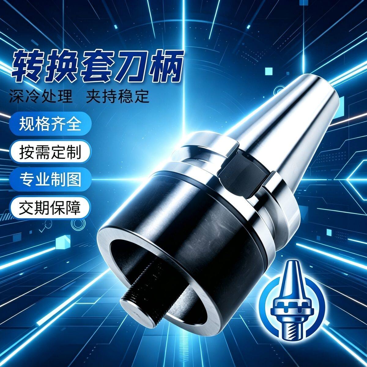 BT50-BT40转换套BT40-BT30加工中心主轴数控刀柄变径套过渡套套筒
