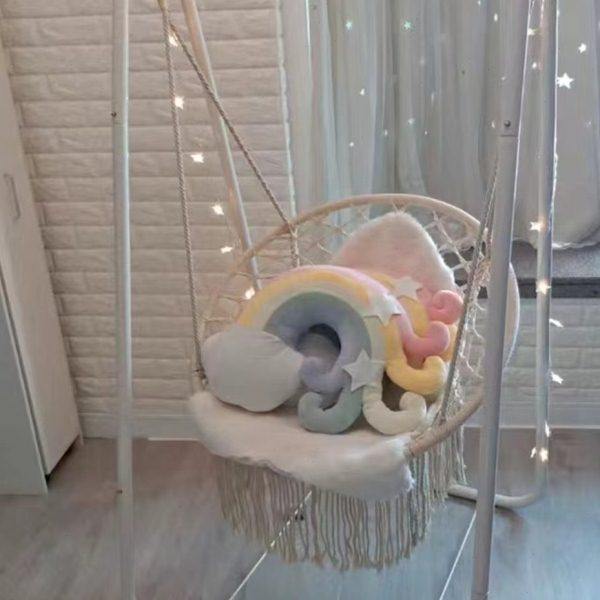 [买一送6]北欧风秋千椅摇篮摇椅摇篮椅网红吊椅吊兰秋千赖人吊床,住宅家具,户外秋千,淘宝优惠券,粉丝福利购,淘宝优惠卷