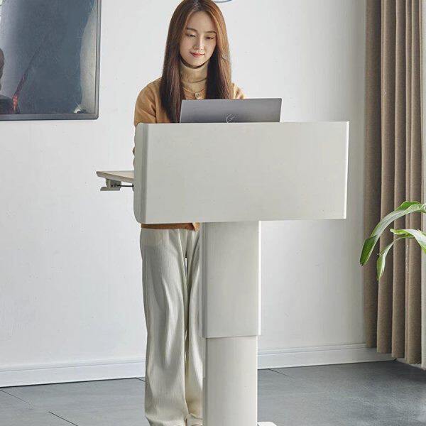 可移动演讲台会议发言台主持台培训教室讲台桌升降桌迎宾台接待台