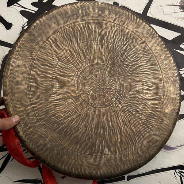 30~40cm平底高边锣做工精细声音响亮高边锣大音量青铜锣鼓一整套