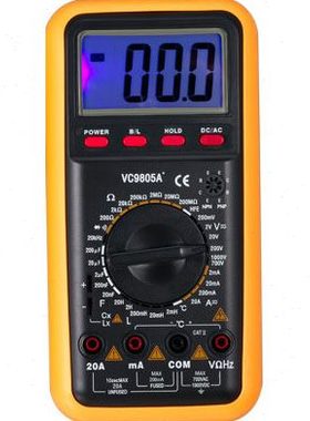 滨江VC9805A+万用表VC9808A+电感频率温度 替代DT9928B