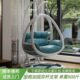 香港 吊篮椅室内秋千阳台双人藤编摇摇椅鸟巢吊椅庭院户外休闲 包邮