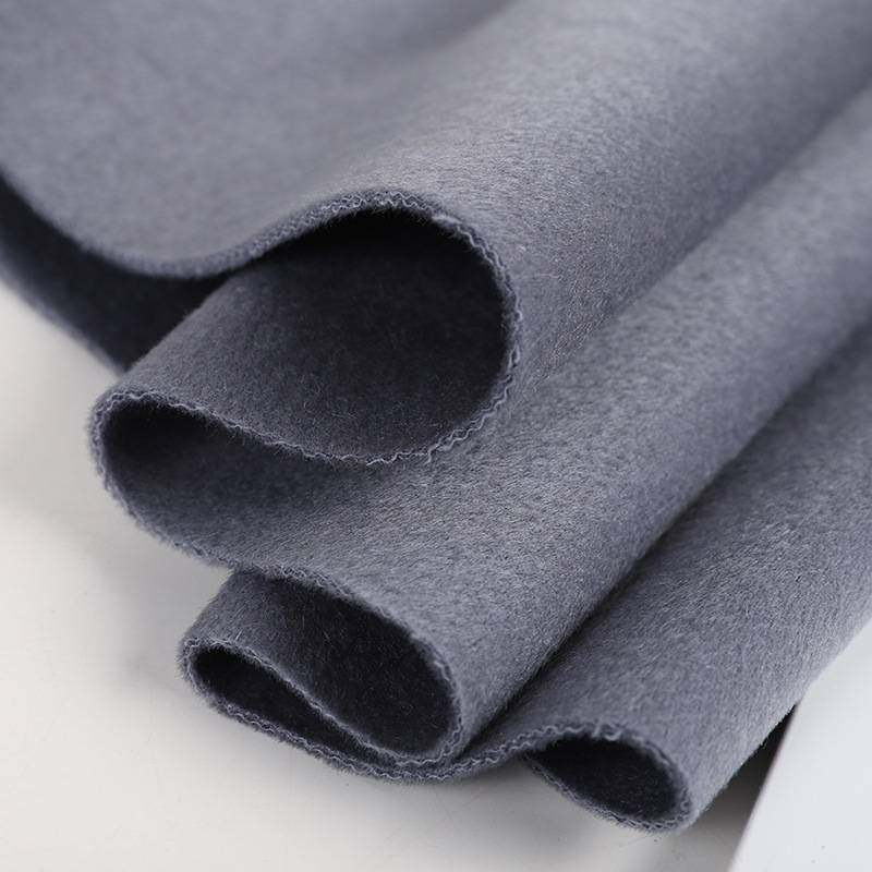16100850g双面呢100全羊毛面料秋冬大衣外套毛呢布料高品质毛呢