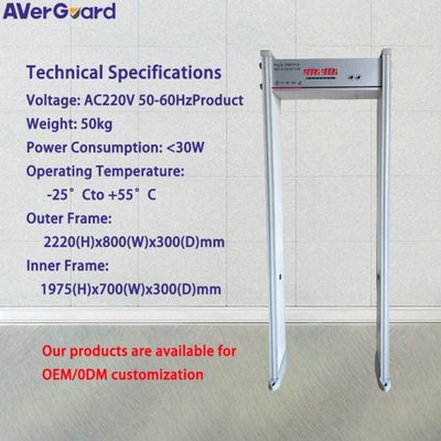 全区金属探测安检门 对心脏起搏器和孕妇安全室内场所及大型活动