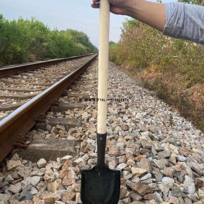工兵铲特厚铁匠手工锻打铁锹铲子便携式砍竹树挖土户外钓鱼铲车载