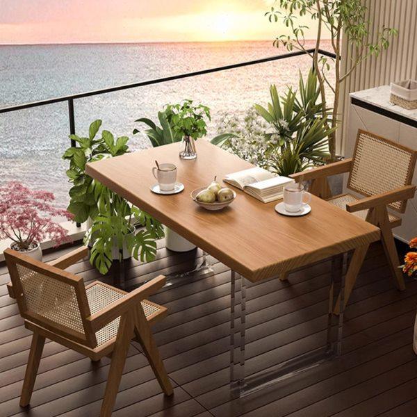 日式悬浮阳台桌原木大板茶桌椅组合小户型家用亚克力茶台泡茶桌子,商业/办公家具,茶台/茶桌,淘宝优惠券,粉丝福利购,淘宝优惠卷