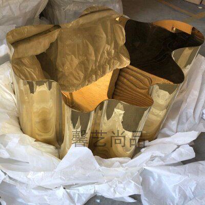 茶几不锈钢 简约现代 金属异形小茶桌 酒店KTV定制茶几凳子