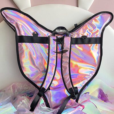 Mermaid Legend美人鱼炫彩脚蹼包自由潜水脚蹼双肩背包鱼尾翅膀包