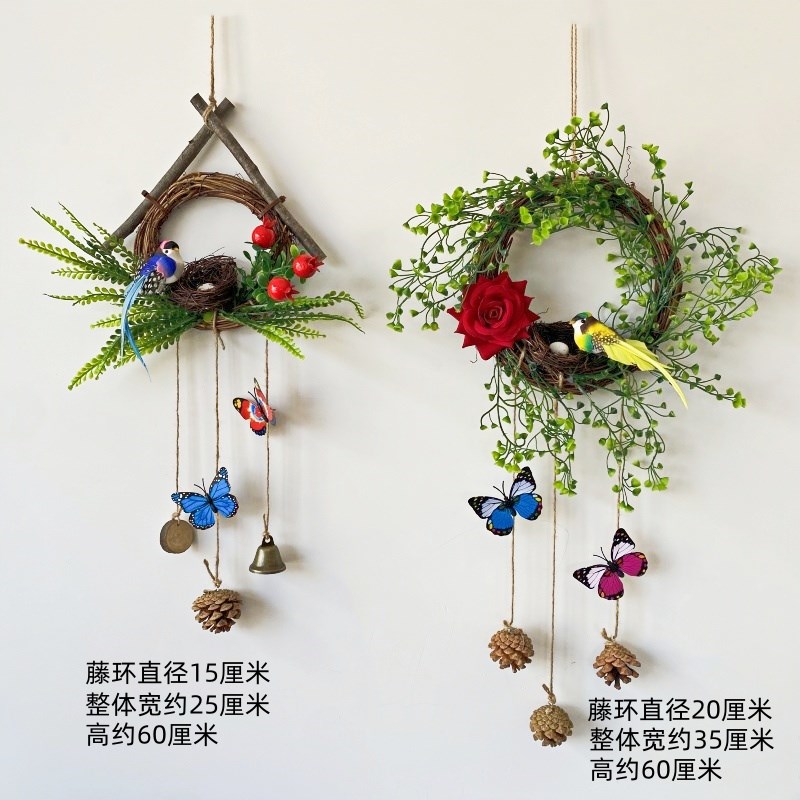 花环装饰壁e挂墙壁挂件墙上客厅挂墙墙饰壁饰室内房间饰品创意家