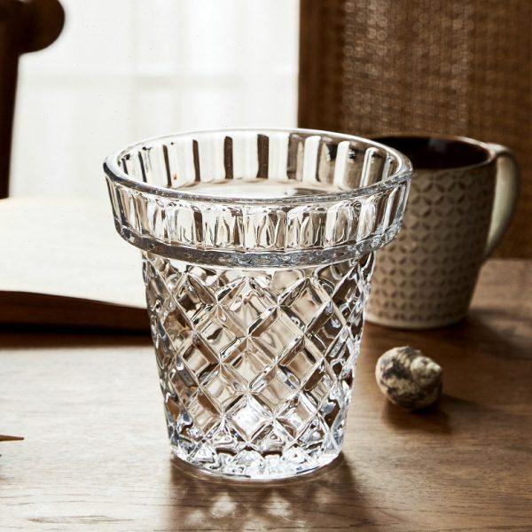 玻璃水培花瓶轻奢高级感花艺餐桌客厅插花摆件鲜花绿植花器,家居饰品,花瓶,淘宝优惠券,粉丝福利购,淘宝优惠卷