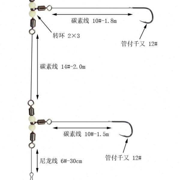 舟山船钓海钓漂飘活虾双钩钓组三叉环钓组鲈鱼米鱼黄三黄婆鸡鱼钩,户外/登山/野营/旅行用品,鱼钩,淘宝优惠券,粉丝福利购,淘宝优惠卷