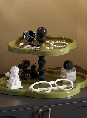 入户进门钥匙收h纳盒摆件桌面装饰品轻奢高级置物架托盘玄关置物