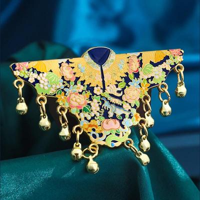 AR北京故宫博物馆文创金属云肩冰箱贴西安南京院上海国博纪念品