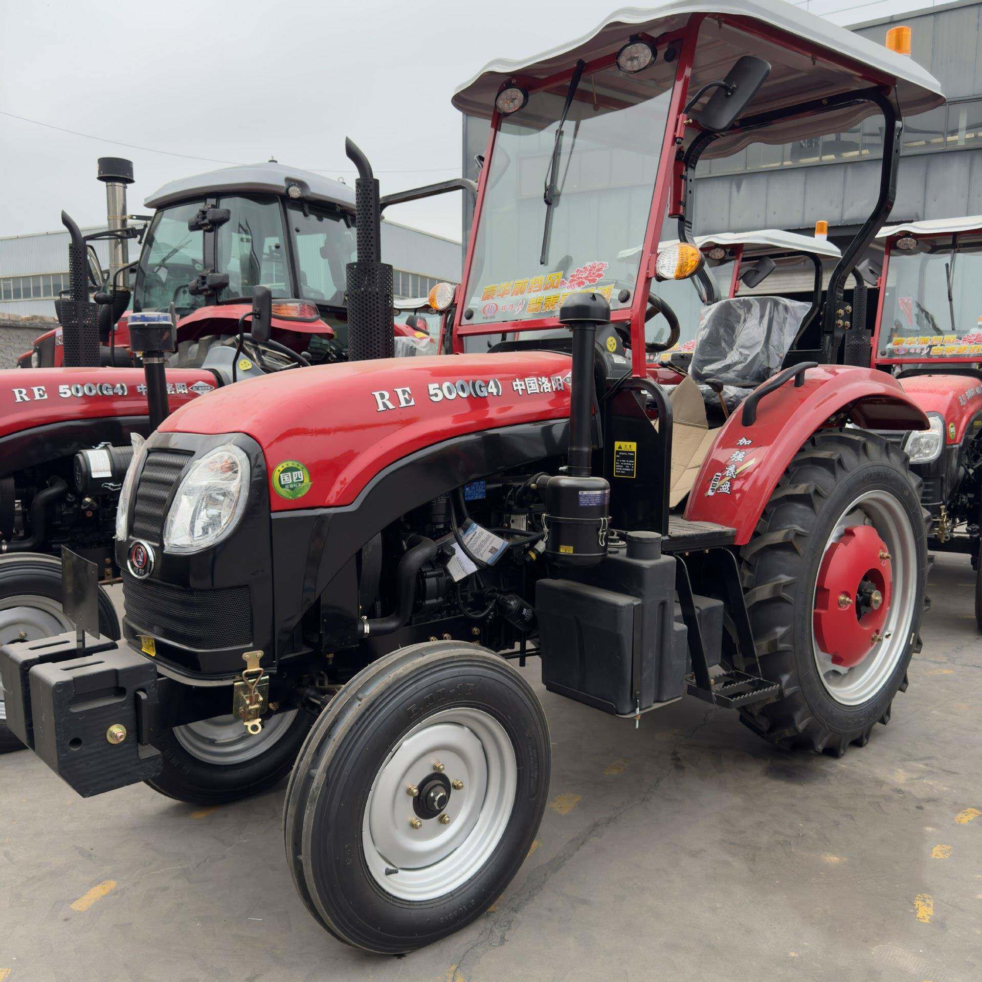 厂家直供大棚王504四驱柴油发动机农田耕地作业多功能微耕拖拉机