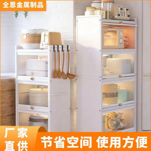 防尘厨房置物架落地式碗碟收纳架厂家微波炉置物架家电储物柜,收纳整理,暖气片置物架,淘宝优惠券,粉丝福利购,淘宝优惠卷
