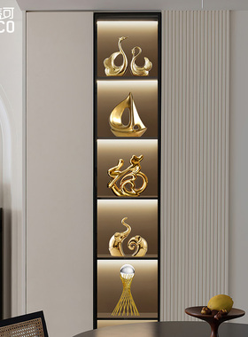 轻奢客厅酒柜装饰品摆件工艺品办公室G电视柜玄关摆设乔迁搬家礼