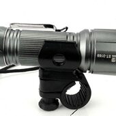 双童ST3169强光自行车载电筒带车夹5W座充调焦 3170 10瓦