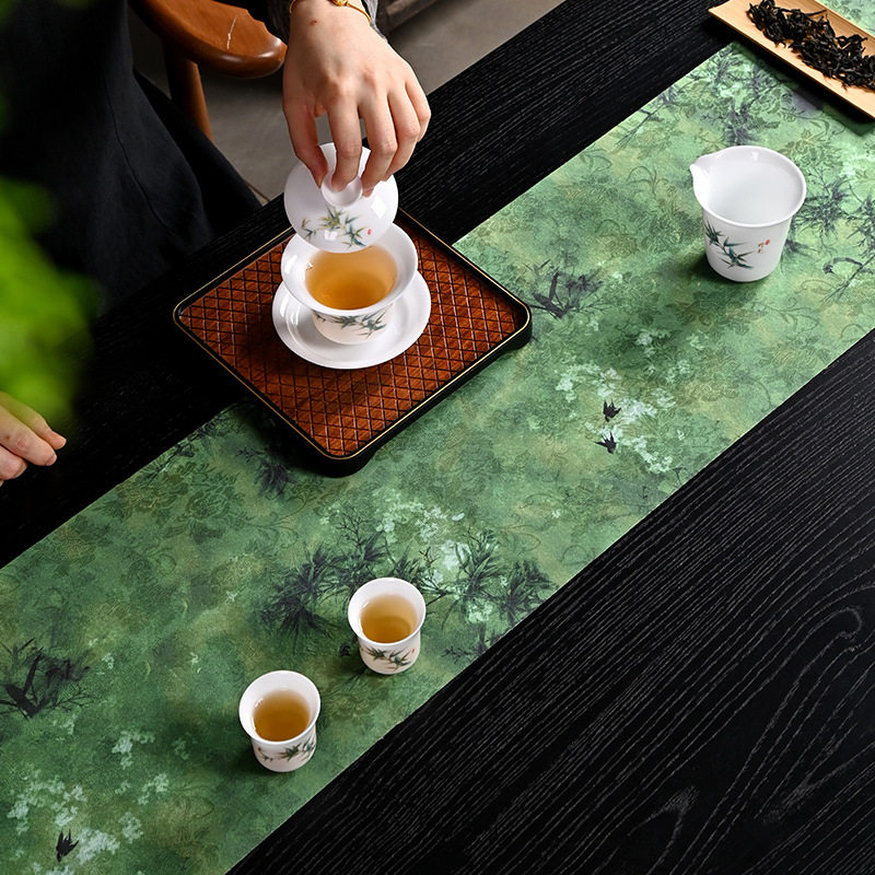 2026新款禅意国风双面防水茶席