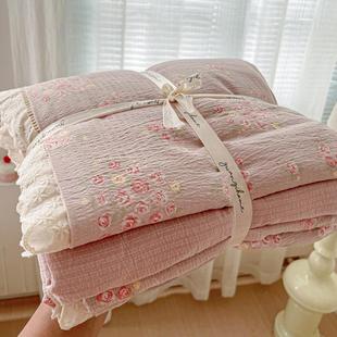 小碎花纯棉被套单件全棉被罩150x200x230cm学生宿舍床被单人1.5米