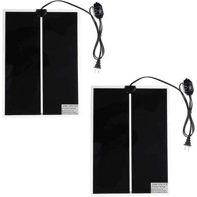 可调节乌龟爬虫黑色加热垫带温控宠物蜥蜴蜘蛛角蛙陆龟爬宠箱调温