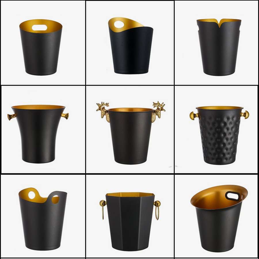 冰桶商用酒吧冰块桶不锈钢大容量香槟桶啤酒桶KTV网红冰桶安零容