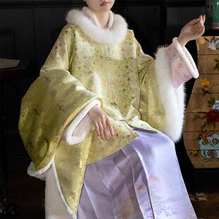 【晴雪絮语】明制汉服加绒披袄昭君袄马面裙加厚*售完不补