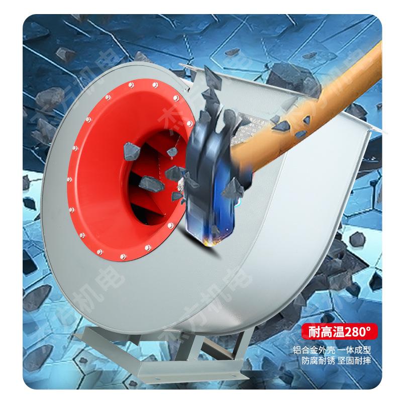 -7机8212离风2.8A/1.54KW排烟抽风机管心道通风机工业环保除尘抽