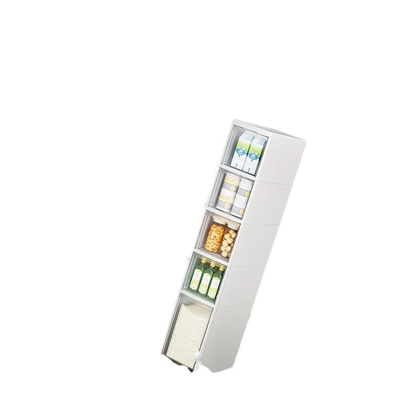 夹缝收纳置物架多层落地厨房家用收纳柜超窄卫生间边柜厕所整理柜