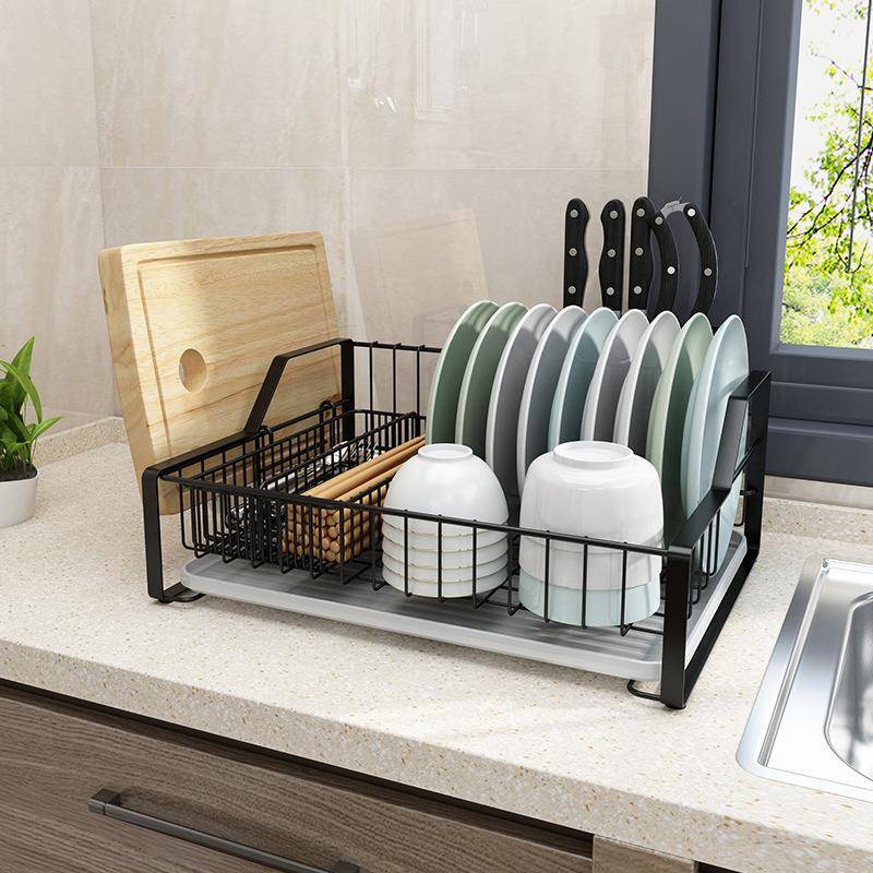 304不锈钢碗碟收纳架水放碗沥水厨置物架家沥架用碗筷沥碗架FXZM9
