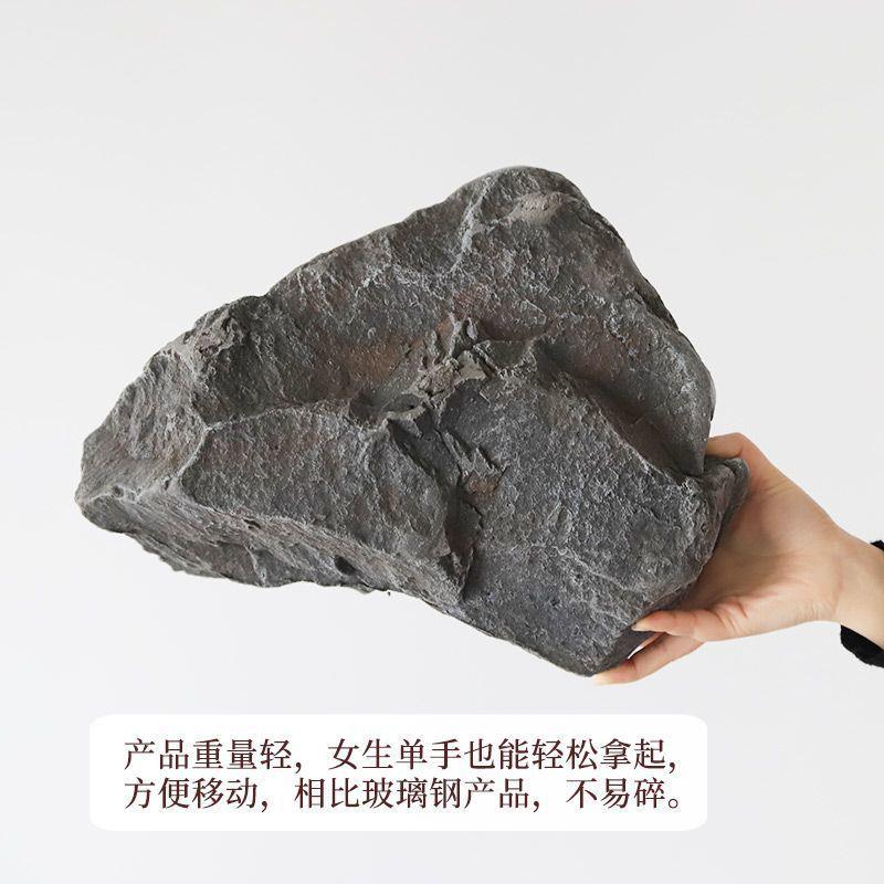 空仿真TEX石头摆件沫中式悬假山室内植物悬造景悬浮泡雕塑挂景观