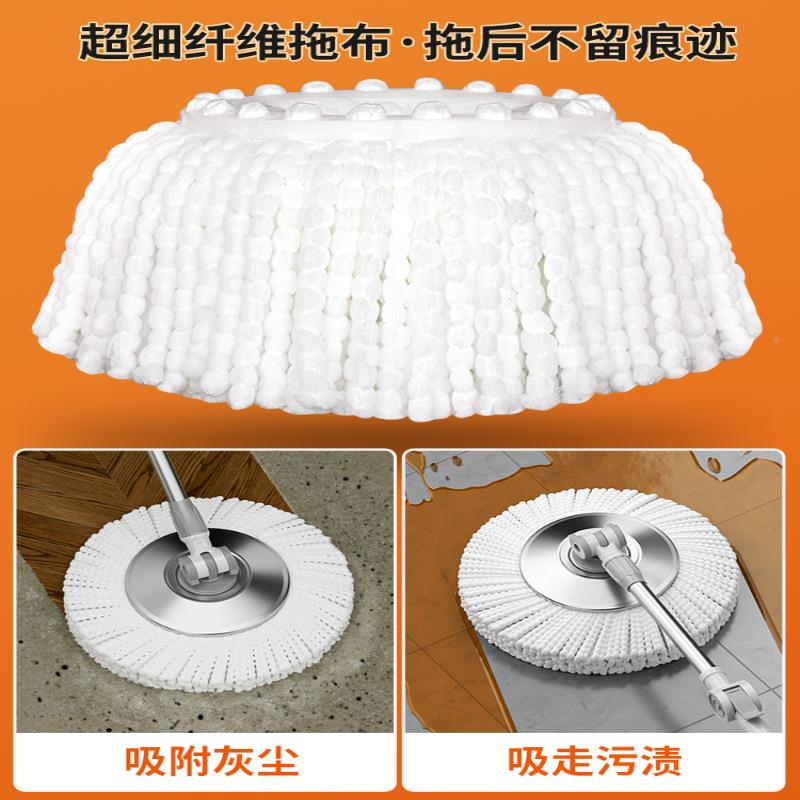 拖把旋转家水用拖一拖脱净2025新款821免手洗拖布桶自动甩干拖地