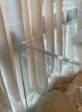 透明亚克RGD力飘窗台桌子榻榻米床上矮桌网红家简用桌茶边角炕茶