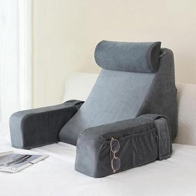 阅读枕扶手靠背腰靠床上腰枕坐卧靠枕vekkia靠枕阅读枕头楔形枕