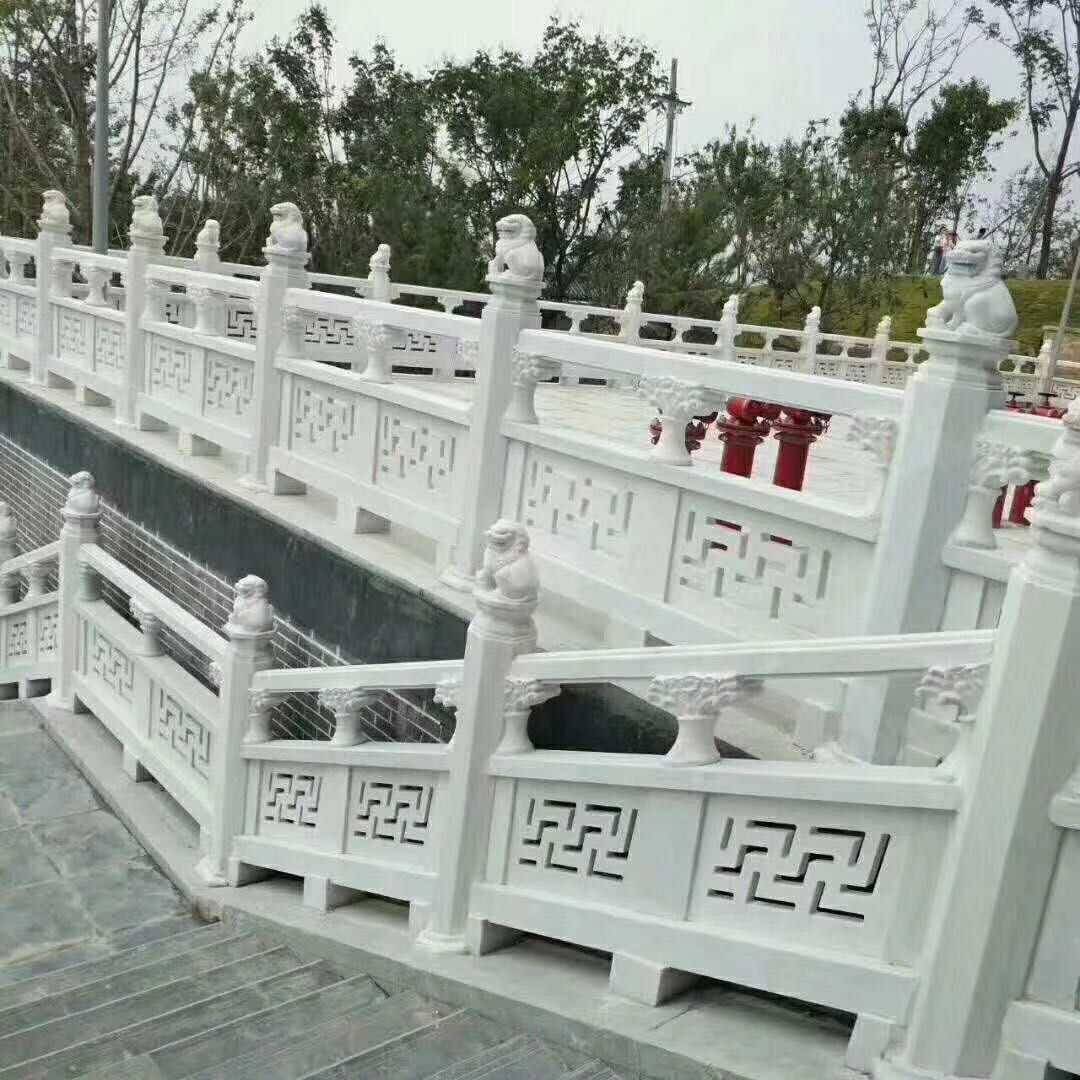 岩花岗栏杆河道别墅阳台石雕护651石栏石栏杆园林景区青河道护栏