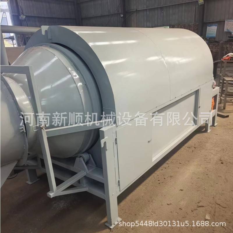 不锈钢滚筒电加热炒料机 炒干果机器 花生大豆瓜子炒货机