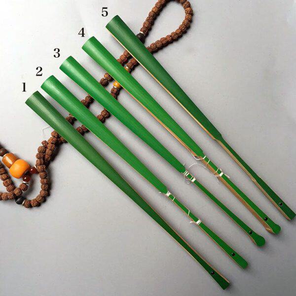 精品折扇台湾永青竹扇子精工9.5寸18方老箭竹折扇绿箭竹扇骨