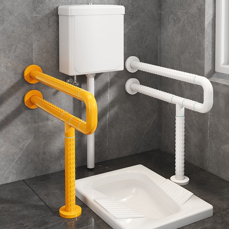 卫生间无障碍老h人安全扶手浴室厕所残疾人蹲便蹲坑防滑不锈钢栏