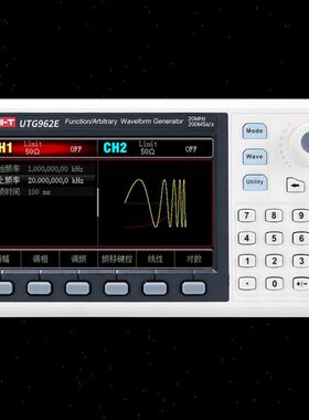 优利德 UTG932E函数信号发生器双通道方波频率计信号源200M采样率