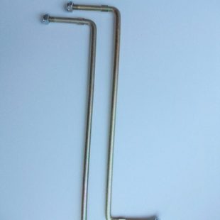 婴儿床配件五金件摇篮摇摆筋Z型挂勾童床摇摆臂长铁勾S型大吊钩