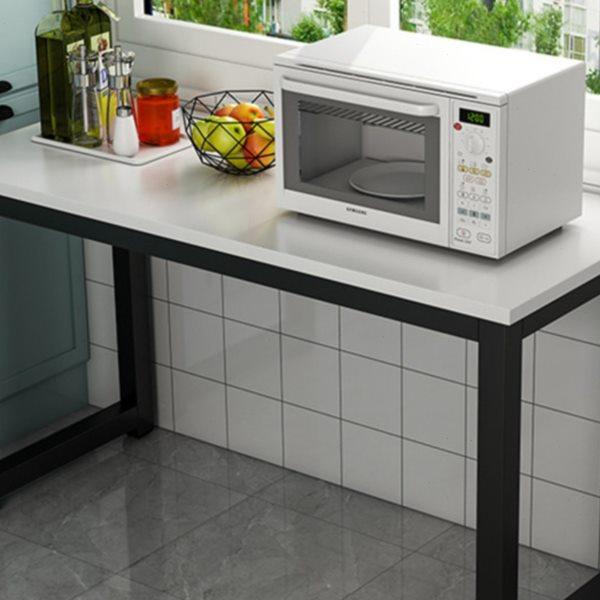 厨房置物架切菜桌长方形靠墙微波炉烤箱收纳单层高承重桌定制尺寸,厨房/烹饪用具,微波炉置物架,淘宝优惠券,粉丝福利购,淘宝优惠卷